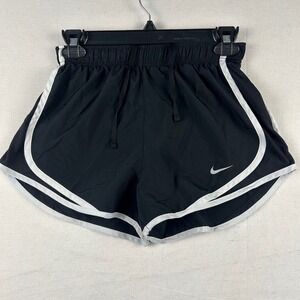 Nike Dri-FIT Tempo Running Shorts Black White XS